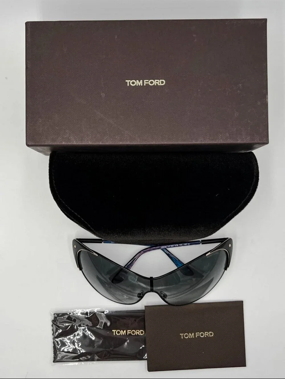 Tom Ford Black Gradient Women's Sunglasses Eyewear